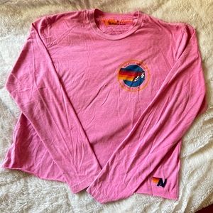 Aviator Nation Pink Top